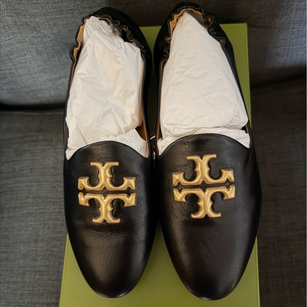 Tory Burch Eleanor Black Loafers